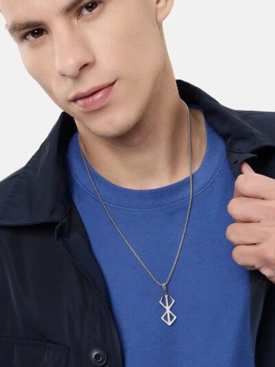 Unisex berserk pendant necklace with chain